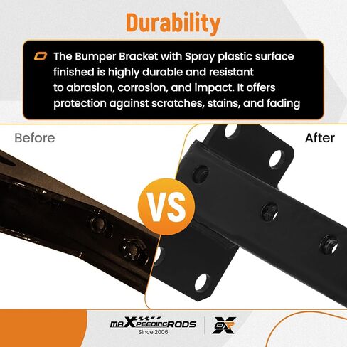 MaxPeedingrods الدعم Bumper Brackets الخلفية لجيب Cherokee XJ 1986-2001 2 PCS in Saudi Arabia