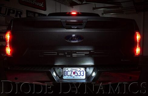 Diode Dynamics License Plate LEDs compatible with Ford F-150 2018-2024 (pair), 194 HP5 Cool White (6000K) in Saudi Arabia