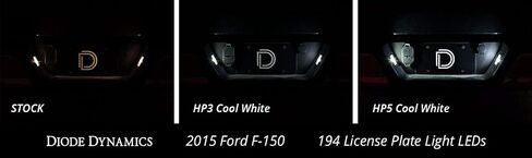 Diode Dynamics License Plate LEDs compatible with Ford F-150 2018-2024 (pair), 194 HP5 Cool White (6000K) in Saudi Arabia