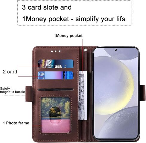 Asuwish Phone Case for Samsung Galaxy S24 Plus/S25 Plus S24+ S25+ 5G Wallet Cell Cover with Tempered Glass Screen Protector Lanyard Flip Credit Card Holder S24Plus 24S + S 24 24+ S25Plus 25S 25+ Blue in Kuwait