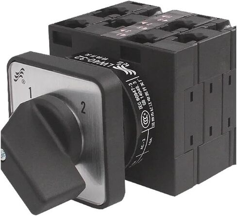 Change-Over Rotary Cam Switch LW42-32/3 Two Groups of Three-Phase Dual Power Motor Change-Over 32A in Saudi Arabia
