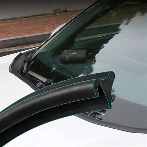 180cm Car Rubber Strip Car Windshield Guide Strip for Hood Wind Guide Trim Universal Vehicle Spoiler Auto Seal Accessories in Saudi Arabia
