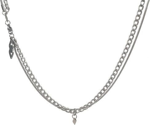 Star Necklace for Women Round Beads Y2k Irregular Splicing Jewelry Silver Fashion Choker in Kuwait