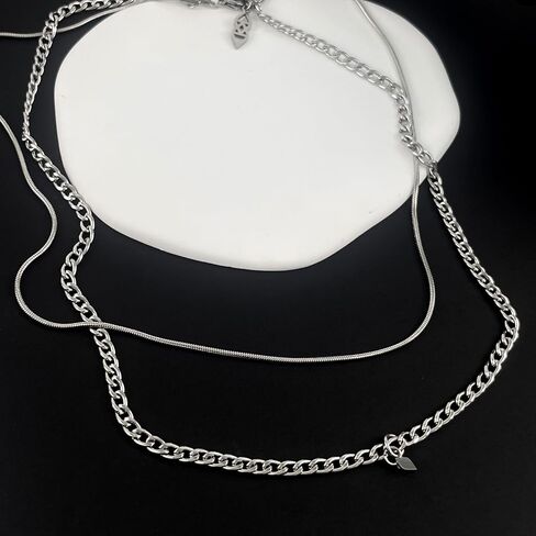Star Necklace for Women Round Beads Y2k Irregular Splicing Jewelry Silver Fashion Choker in Kuwait