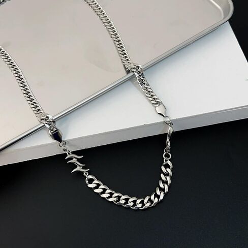 Star Necklace for Women Round Beads Y2k Irregular Splicing Jewelry Silver Fashion Choker in Kuwait