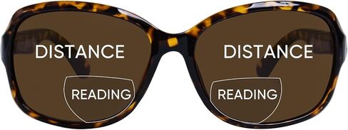Bifocal Sunglasses for Women Oversized Reader Sunglasses Trendy Outdoor Reading Sunglasses UV400 Protection in Saudi Arabia