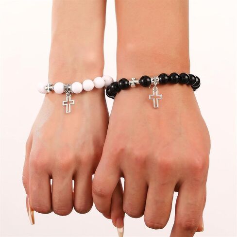 Coadipress 2 PCS شفاء الطبيعي سوار صليب للنساء in Kuwait