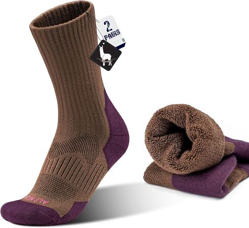 Alpaca Wool Boots Socks Men Women Thermal Warm Compression Cushioned Thick Winter Hunting Socks Hiking in Kuwait