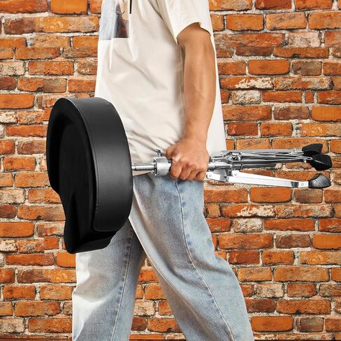 VEVOR Drum Throne مع مسند الظهر، 19.3-25.2 بوصة/490-640 مم ارتفاع قابل للتعديل، مقعد طبل مبطن بسرج هيدروليكي مع أعواد طبل مضادة للانزلاق 227 كجم/500 رطل أقصى سعة، دوران 360 درجة للطبول in Saudi Arabia