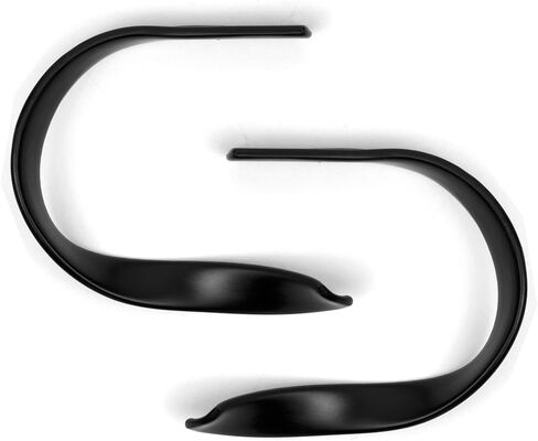 Sashay Metal Curtain Holdback Set of 2, Brushed Nickel – Additional Colors Available - Universal Style, Window Treatments, Easy Installation, Tiebacks, Wall Mounted, Drapery for Home, Bedroom, Office in Kuwait