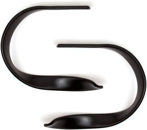 Sashay Metal Curtain Holdback Set of 2, Brushed Nickel – Additional Colors Available - Universal Style, Window Treatments, Easy Installation, Tiebacks, Wall Mounted, Drapery for Home, Bedroom, Office in Kuwait
