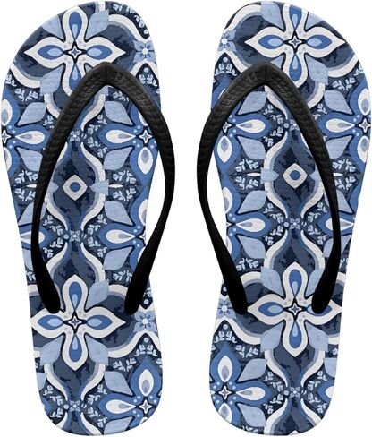 Flip Flops For Women Non-Slip Bathroom Shower Shoes Cushion foam Indoor and Outdoor Sandals Summer Beach Shoes in Kuwait