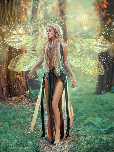 Dragonfly Wings for Adults Halloween Fairy Dragonfly Wings Costume Large Cosplay Wing Dress up Festive Party Favor in Kuwait