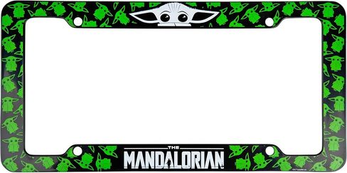 Chroma Mandalorian License Plate Frames: Plastic Car License Plate Covers & Frames in Saudi Arabia