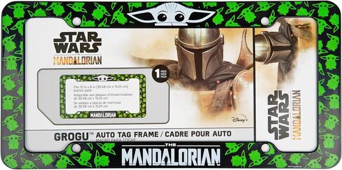 Chroma Mandalorian License Plate Frames: Plastic Car License Plate Covers & Frames in Saudi Arabia