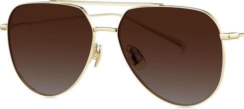 BOLON Ultra Lightweight Full Titanium Classic Aviator Polarized Sunglasses, Exclusive Eyewear Brand of EssilorLuxottica in Kuwait