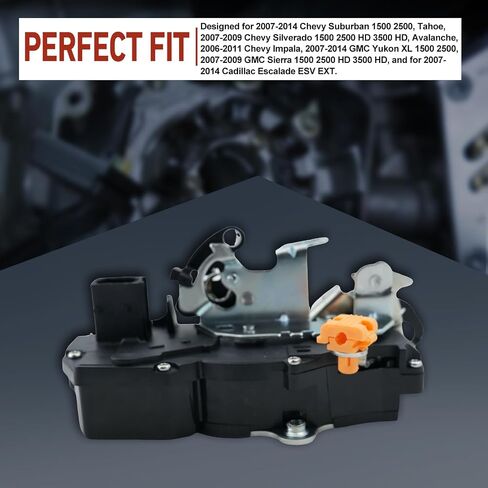 Front Right Passenger Side Door Lock Latch Actuator for 2007-2014 Chevy Silverado Suburban Tahoe Impala Cadillac Escalade ESV EXT GMC Sierra 1500 2500 3500 HD Yukon XL -OE 20783852 in Saudi Arabia