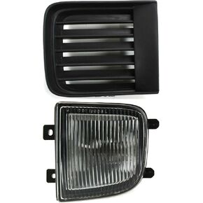 Set of 2 Grille + Fog Light Black Plastic Lamp Bulb for Nissan for Pathfinder 1999-2004 in Kuwait