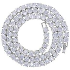 14K Gold Over S925 Necklace with Single-Row Hip-Hop Moissanite Tennis Chain – Simplicity Meets Elegance. The Beautiful Gift for Those Who Appreciate Classic Charm,Father's Day Gifts for Dad in Saudi Arabia