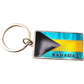 Westmon Works Bahamas Keychain Metal Key Ring مع التذكارات التذكارية in Kuwait