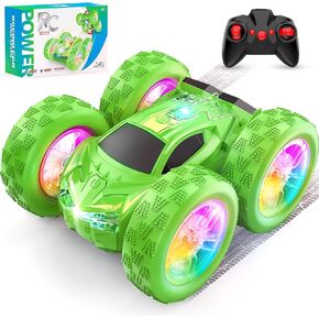 سيارة التحكم عن بُعد للأطفال ، ألعاب RC Stunt Cars للأولاد الذين تتراوح أعمارهم بين 4-7 مع نمط رائع على الوجهين وفلاش LED ، 1:24 لعبة لعبة هواية سيارة سباق هدية ل 3 4 5 6 7 8 in Kuwait