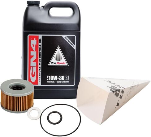TUSK 4-Stroke Oil Change Kit Pro-Honda GN4 10W-30 for Honda Pioneer 700 Deluxe 2022-2025 in Saudi Arabia