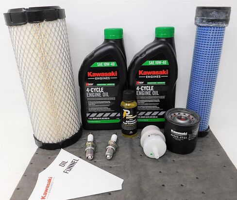 Kawasaki 99969-6537 10W-40 Maintenance Kit for FX751V FX 801V FX850V with Fuel Treatment in Saudi Arabia