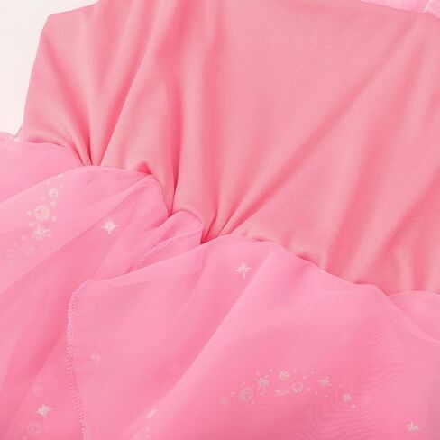 Good Witch Costume Girls Glinda Costume Dress Kids Wicked Cosplay Dress Up Outfits for Birthday Halloween 4-10Y in Kuwait