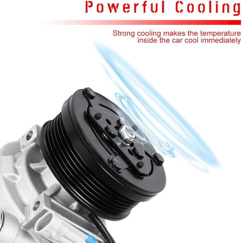 Cciyu Condition Compressor 2013-2022 FIT لـ Buick Encore 1.4L 2013-2020 ملائمة لشيفروليه سونيك 1.4L ضاغط AC in Saudi Arabia