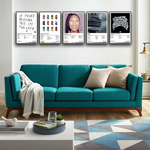 Drake Posters Music Album Cover Posters Set of 12 Frameless Teenager Room Decor Aesthetic Size 08x12 inches (20x30cm) in Saudi Arabia
