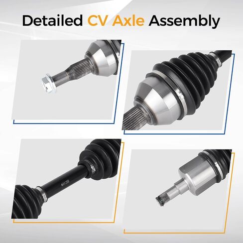 Parod 661255 661250 Front CV Axle Assembly FIT for 98-09 Buick Allure ، 98-04 Oldsmobile Intrigue ، Silhouette ، 98-08 Pontiac Grand Prix ، 99-05 Montana ، Lacrosse ، Regal ، 99-11 Chevy Venture ، Monte Carlo in Saudi Arabia