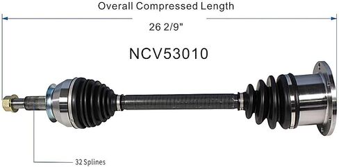 GSP NCV53010 CV AXLE RAMBLY - الخلفية اليسرى أو اليمين (سائق أو جانب راكب) in Saudi Arabia