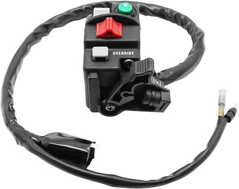 M MATI Handlebar Control Switch Button Start Stop Headlight Override for Kawasaki Prairie 300 400 KVF360 KVF400 1999-2001 46091-1726 46091-1799 in Saudi Arabia