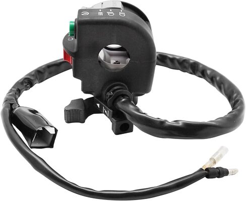 M MATI Handlebar Control Switch Button Start Stop Headlight Override for Kawasaki Prairie 300 400 KVF360 KVF400 1999-2001 46091-1726 46091-1799 in Saudi Arabia