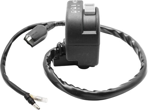 M MATI Handlebar Control Switch Button Start Stop Headlight Override for Kawasaki Prairie 300 400 KVF360 KVF400 1999-2001 46091-1726 46091-1799 in Saudi Arabia