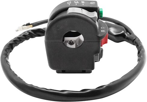 M MATI Handlebar Control Switch Button Start Stop Headlight Override for Kawasaki Prairie 300 400 KVF360 KVF400 1999-2001 46091-1726 46091-1799 in Saudi Arabia