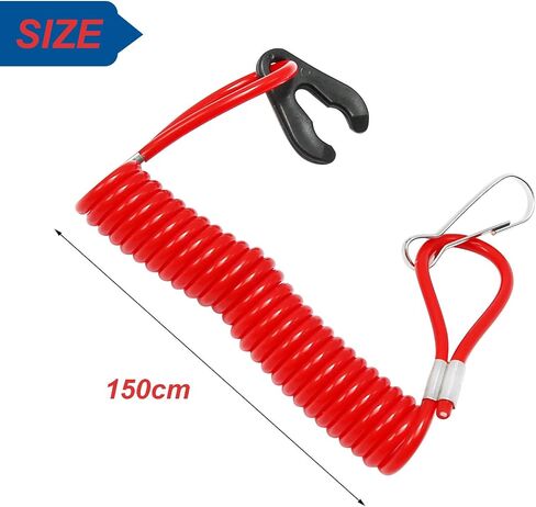 Boat Kill Switch Lanyard Boat Engine Motor Kill Stop Switch Outboard Engine Ignition Emergency Kill Stop Switch 682-82556-00-00 Replacement for Yamaha All Series in Saudi Arabia