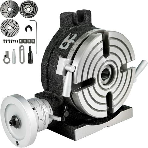 Mophorn Rotary Table 8Inch Horizontal Vertical HV8 Precision 3MT Milling Drilling Machine Vernier Reading Milling Drilling Boring in Saudi Arabia