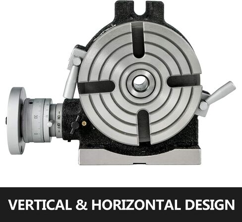 Mophorn Rotary Table 8Inch Horizontal Vertical HV8 Precision 3MT Milling Drilling Machine Vernier Reading Milling Drilling Boring in Saudi Arabia