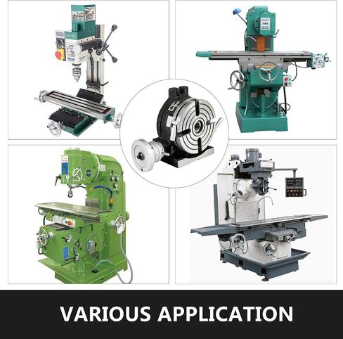 Mophorn Rotary Table 8Inch Horizontal Vertical HV8 Precision 3MT Milling Drilling Machine Vernier Reading Milling Drilling Boring in Saudi Arabia