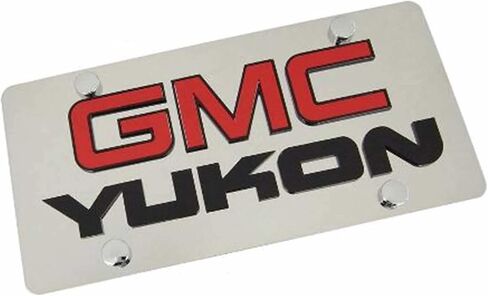 Eurosport Daytona- Compatible with -, GMC Yukon - Stainless Steel License Plate in Saudi Arabia