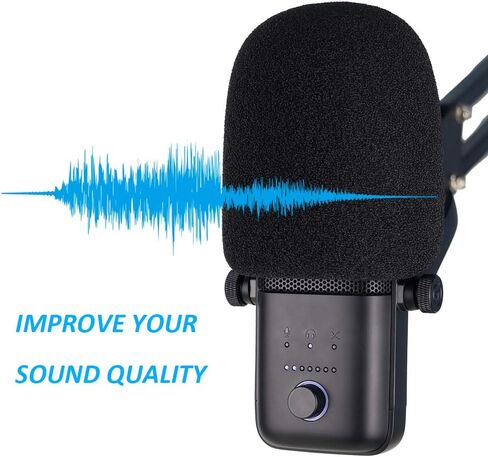 حامل الصدمات يقلل من اهتزازات الضوضاء المتوافقة مع حامل ذراع الميكروفون، متوافق مع Elgato Wave: 3 ميكروفون مكثف USB من YOUSHARES in Saudi Arabia