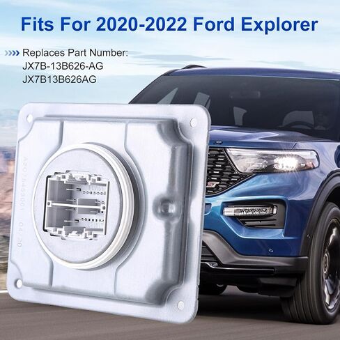 وحدة التحكم في مصابيح الكمبيوتر في Phezen LED ، وحدة التحكم في المصابيح الأمامية LED تناسب Ford Explorer 2020 2021 2022 ، لوحدة التحكم في مصباح Ford Explorer تستبدل JX7B-13B626-AG (1 PC) in Saudi Arabia