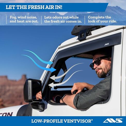 Auto Ventshade [AVS] حراس أمطار منخفضة للمنخفض لعام 2018-2023 سوبارو كروس تريك | زجال تنفيس النافذة ، 4 أجهزة كمبيوتر. - دخان الظلام | 894103 in Saudi Arabia