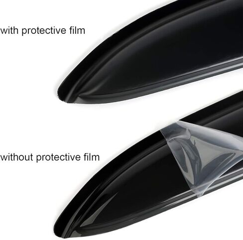 4pcs Outside Mount Style Sun Rain Guard Durable Side Window Wind Deflectors Dark Smoke Vent Window Visors Compatible with 2019-2024 Chevy Blazer in Saudi Arabia