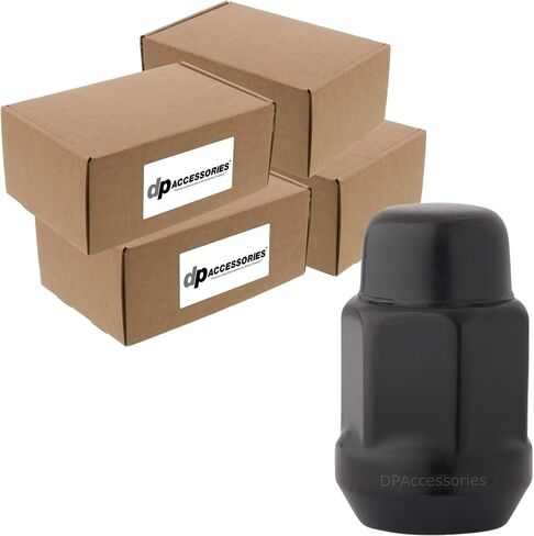 DPAccessories Chrome 7/16-20 Lug Nuts | Closed End Bulge Acorn | 36mm (1.4") Tall | 19mm (3/4") Hex | Set of 24 | D3111-HT-2305/24 in Kuwait