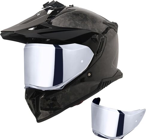 Helmet Visor for Sedici Duale Helmet Shield Mips Parlare for SEDICI Forged Carbon Helmets Replacement Shield (Chrome Red) in Kuwait