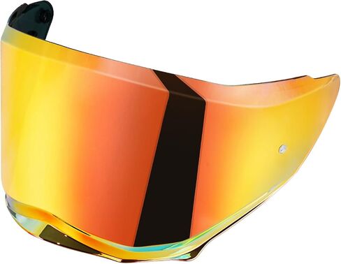 Helmet Visor for Sedici Duale Helmet Shield Mips Parlare for SEDICI Forged Carbon Helmets Replacement Shield (Chrome Red) in Kuwait