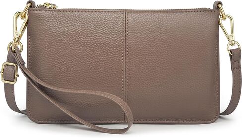 Kattee Leather Small Crossbody Shoulder Bags Purse for Women Trendy, Designer Handbag Pouch Clutch with Wristlet in Saudi Arabia