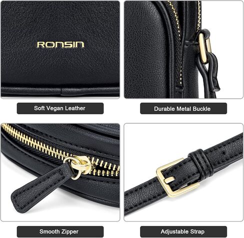 RONSIN Small Crossbody Bags for Women Cell Phone Purse PU Leather Cross Body Purse Handbags with Adjustable Strap in Kuwait